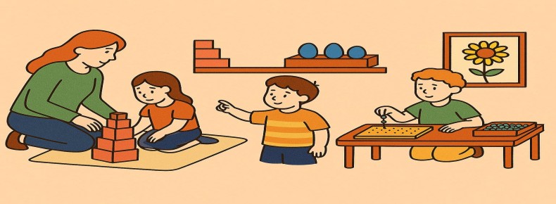 آموزش با روش مونته سوری